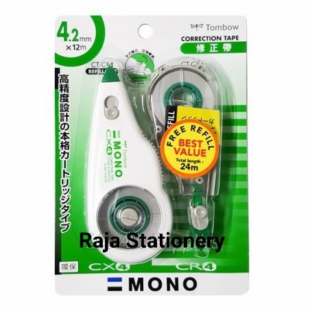 

Jual Tombow Mono Correction Tape + Refill / Tipex Tombow Biru Hijau Merah Limited