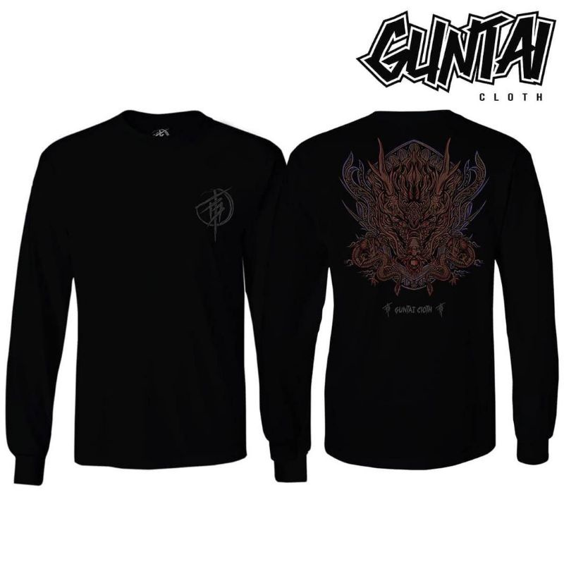 Kaos / T-Shirt Guntai Lengan Panjang | GT 32