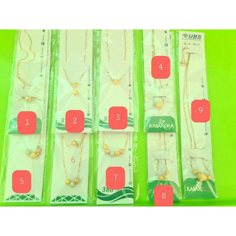 KALUNG BOLA BOLA PASIR SELEP DIOR VARIASI 2 WARNA 1 LAYER 2 LAYER UBS HWT 375