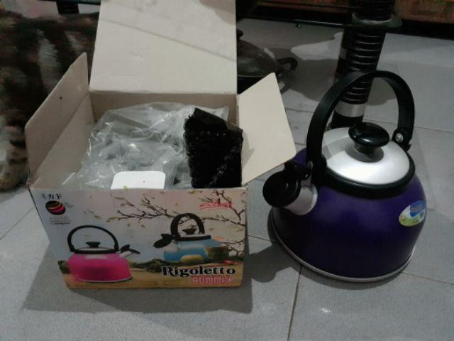 Teko Bersiul 3 Liter Summer / Whistling Kettle / Ceret Teko Masak Bunyi Siul