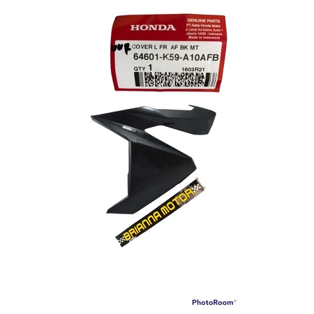 COVER LAMPU KIRI HITAM METALIK VARIO 125 150 ORI HONDA 64601 K59 A10AFB
