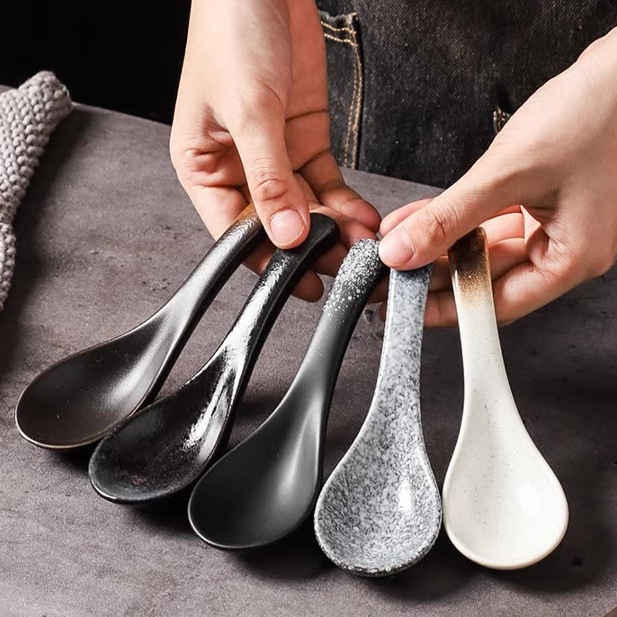 ASHOME SENDOK SOP KERAMIK ASHOME GALAXY SERIES BERBAGAI MOTIF/ SENDOK BEBEK KERAMIK JEPANG COCOK UNT