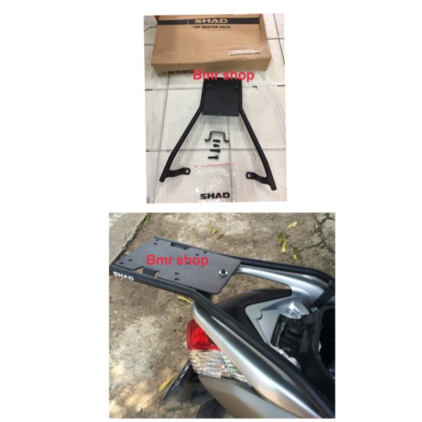 bracket box shad nmax old , breket nmax merk shad , dudukan box nmax , bracket shad yamaha nmax
