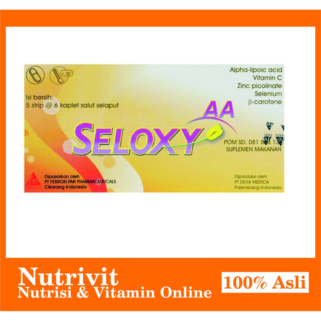 SELOXY AA 1 STRIP ISI 6 TABLET