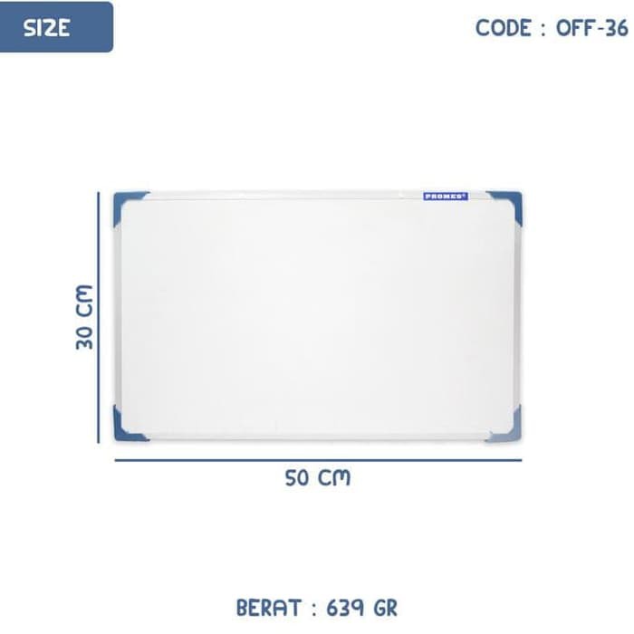 

MURAH PAPAN TULIS WHITE BOARD GANTUNG UKURAN 50X30 CM KECIL (OFF-36)