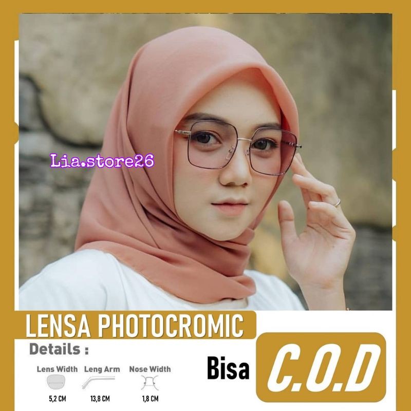 Kacamata Lensa Photocromic Normal 7335