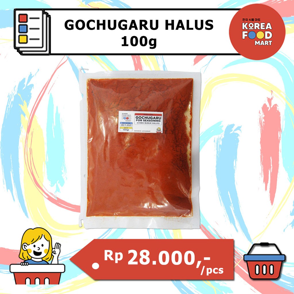 

(REPACKING) GOCHUGARU HALUS 100G / GOCHUKARU FOR SEASONING / BUBUK CABE KOREA HALUS