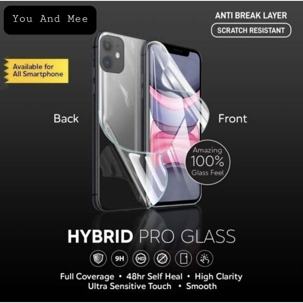 (New Seller) Hydrogel Jelly CLEAR HUAWEI P9 LITE MINI/P8/P8 MAX/P8 LITE/P8 LITE SMART/P8 LITE 2017/P7/P6/P10 SELFIE/P SMART S-SPAIN SE Hidrogel Full Cover-Coverage/Lapisan Nano-TPU Film-LIQUID Glass Bening Glossy/Hidro-Hydrojel-Hydro FulBagian Depan