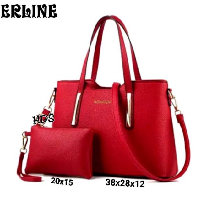 Fashion erline 2in1 /tas handbag wanita murah