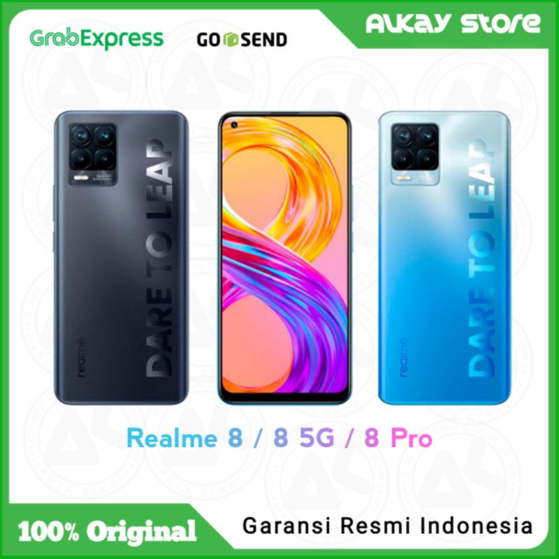 Realme 8 Pro & Realme 8 5G 8/128 - Garansi Resmi Realme 1 Tahun