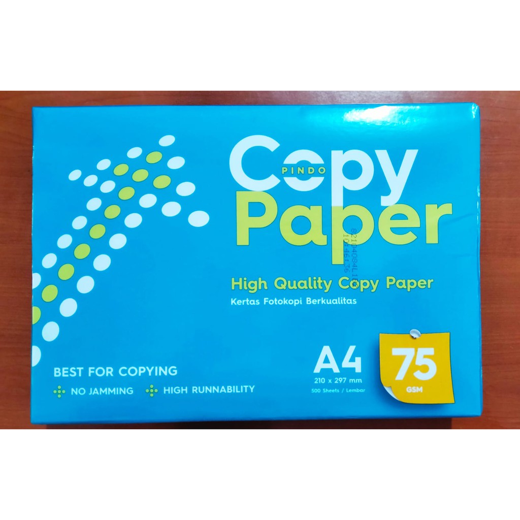 

Copy Paper HVS 75Gsm (A4/F4)