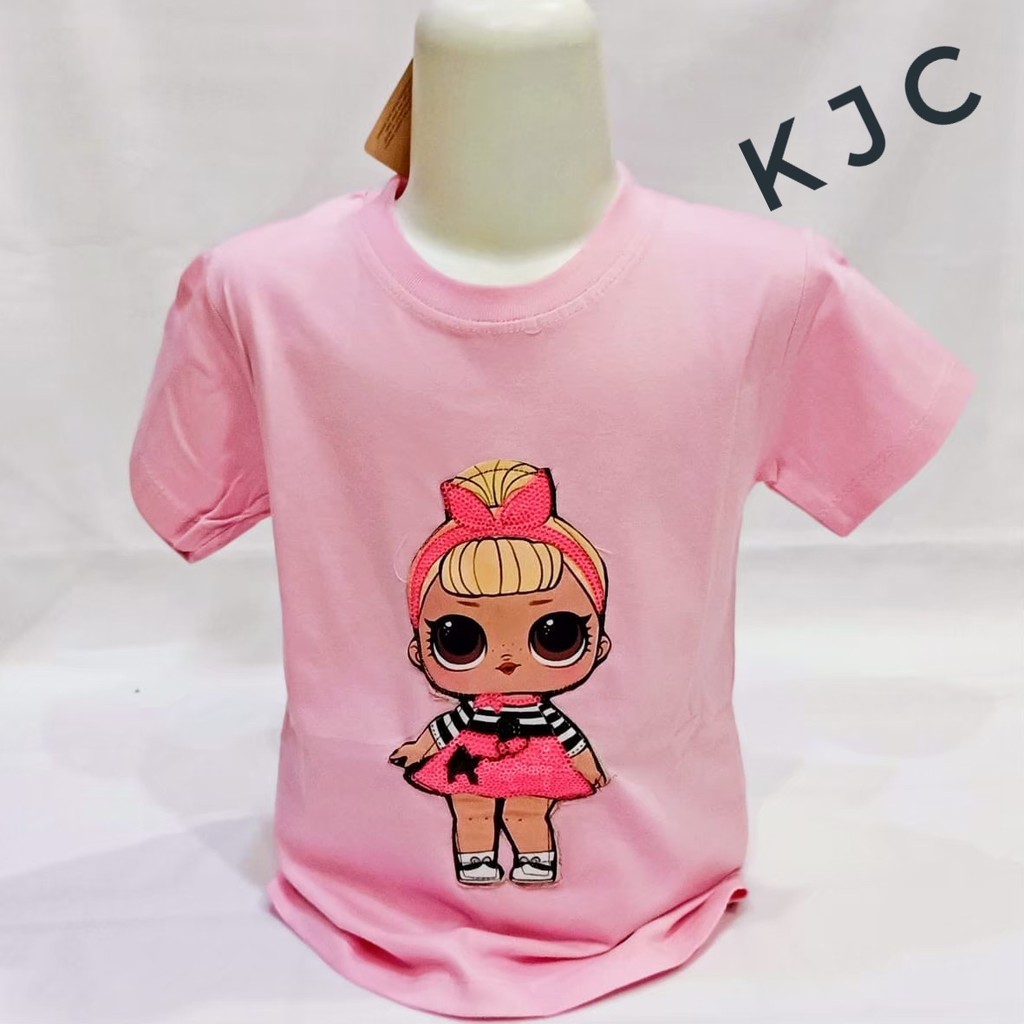 KIANJAYACOLLECTION89 - KAOS ANAK PEREMPUAN LOL LUCU PINK PALING MURAH !!!