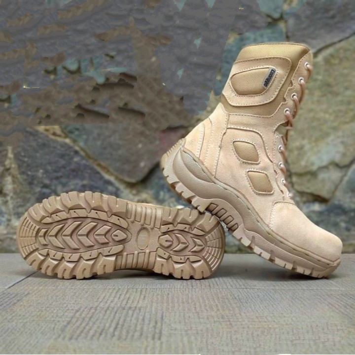 Sepatu PDL CAANGGO MILITERY ELIT kulit asli ASN POlPP boots pria tactical original