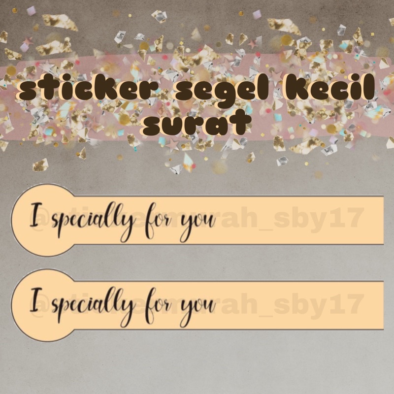 

STICKER SEGEL KECIL/ STICKER SURAT/ STIKER MURAH