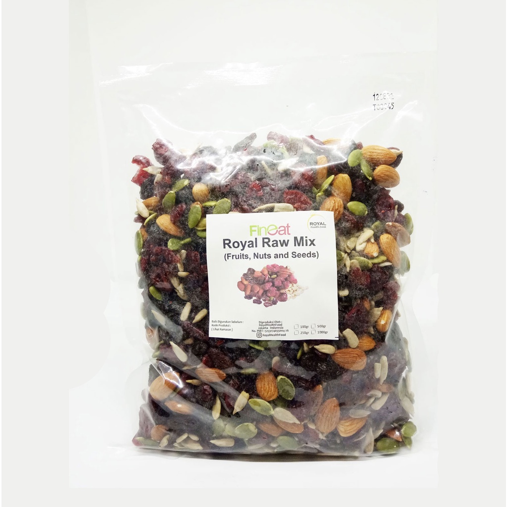 

Royal RAW Mix (Fruits, Nuts and Seeds) 500 Gram