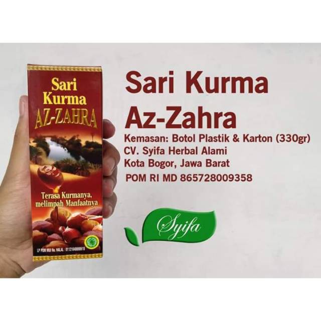 

SARI KURMA AZ-ZAHRA ASLI ORIGINAL