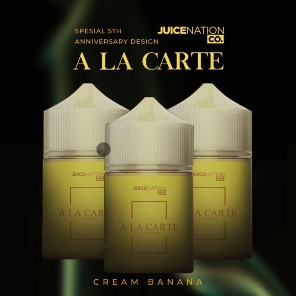 Liquid ALA CARTE Series 60ML 3mg dan 6mg by Juice Nation berpita cukai