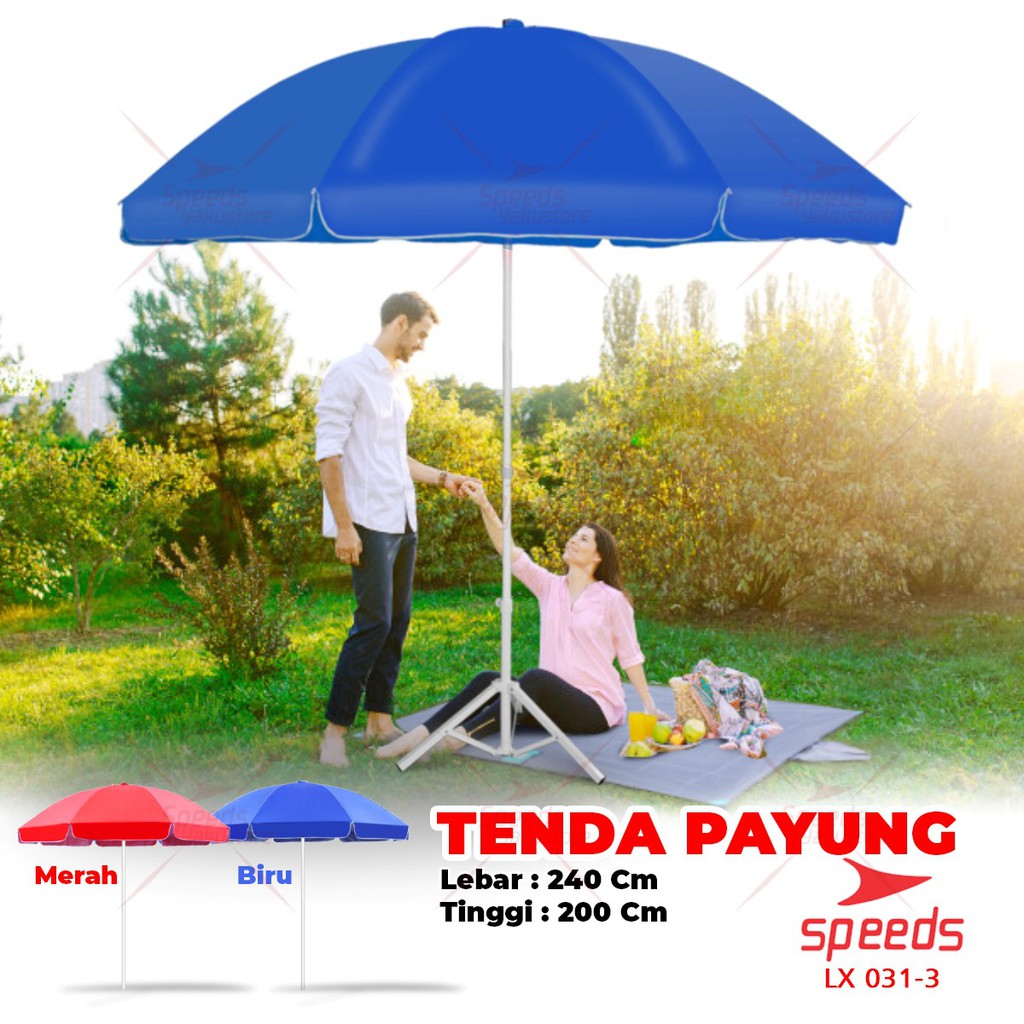 Payung Tenda Event Payung Pantai Cafe Bazaar Parasol Diameter 240cm 031-03