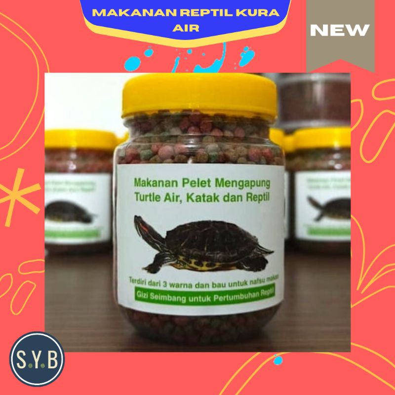MAKANAN TURTLE STICK PELET MENGAPUNG UNTUK KURA AIR, KATAK, KADAL AIR DAN REPTIL