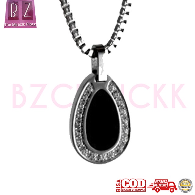 Kalung Kesehatan Anti Radiasi | KK Liforce KKL Oval Stone | Energi Skalar Lancarkan Peredaran Darah 