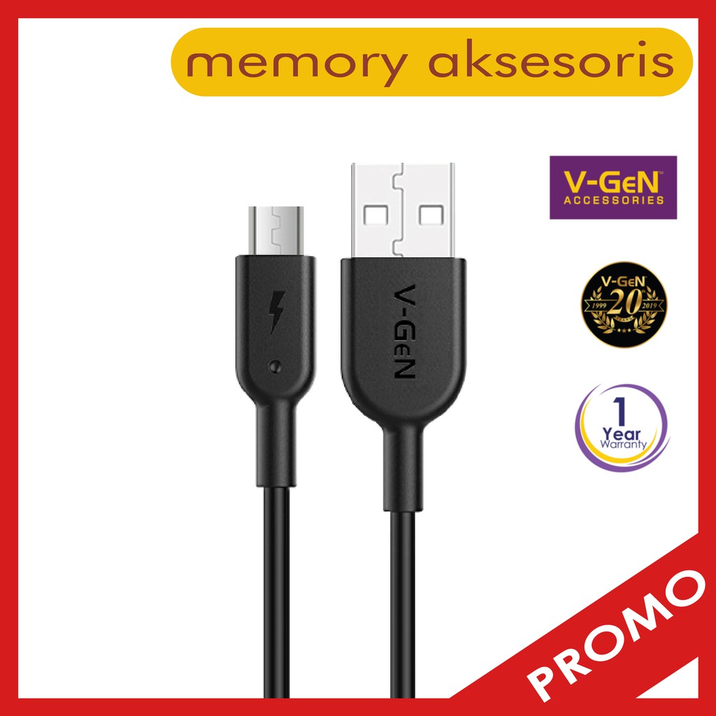 KABEL DATA MICRO USB V-GEN VCB-16 FAST CHARGING 2M