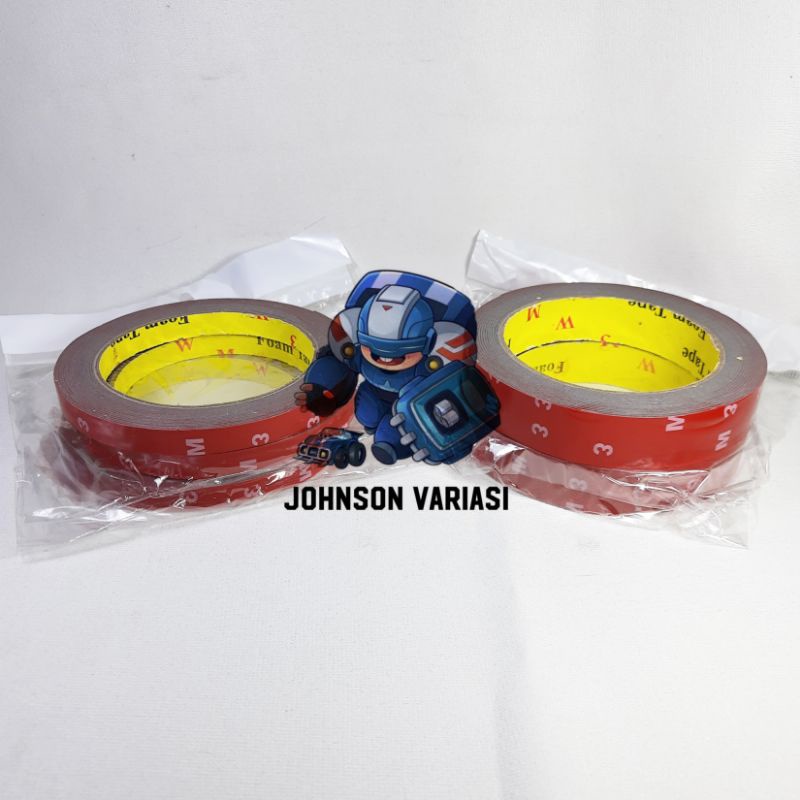 

Double Tape Dabel Tip Lem BB 3M Merah