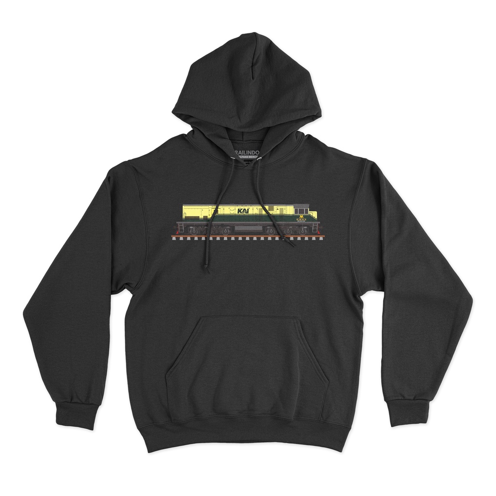 Sweater Hoodie Jumper Kereta Api Lokomotif CC201 Vintage Livery