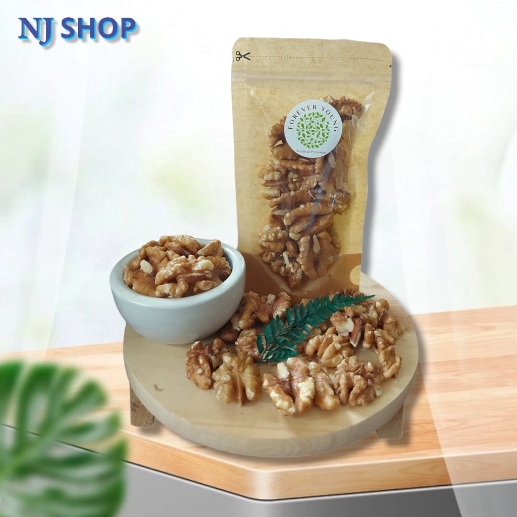 

[Healthy Food] - Roasted Walnut Kacang Otak Kacang Walnut Oven Matang Kualitas Premium