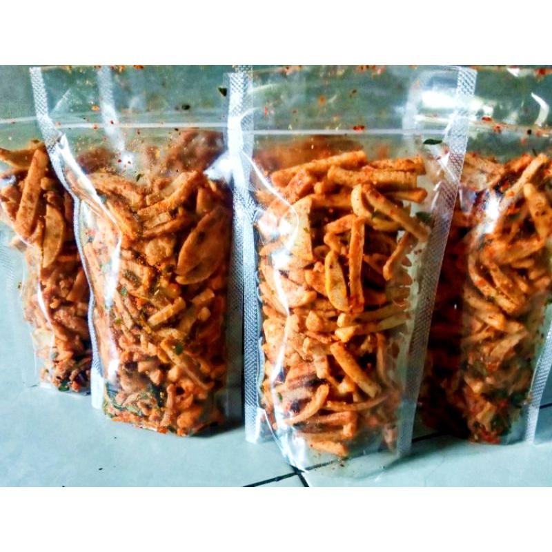 

basreng daun jeruk kemasan pouch