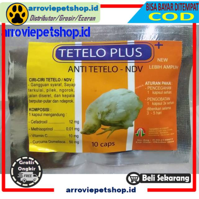 TETELO PLUS OBAT AYAM ANTI TETELO NDV
