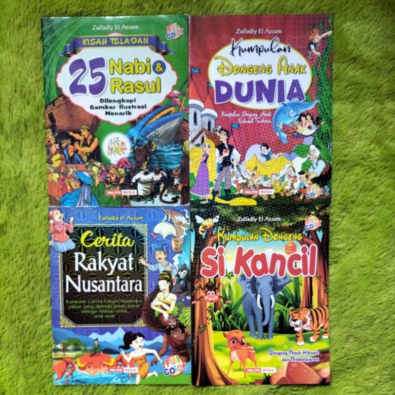 ORIGINAL BUKU KUMPULAN DONGENG ANAK DUNIA SI KANCIL CERITA RAKYAT NUSANTARA KISAH TELADAN 25 NABI & 