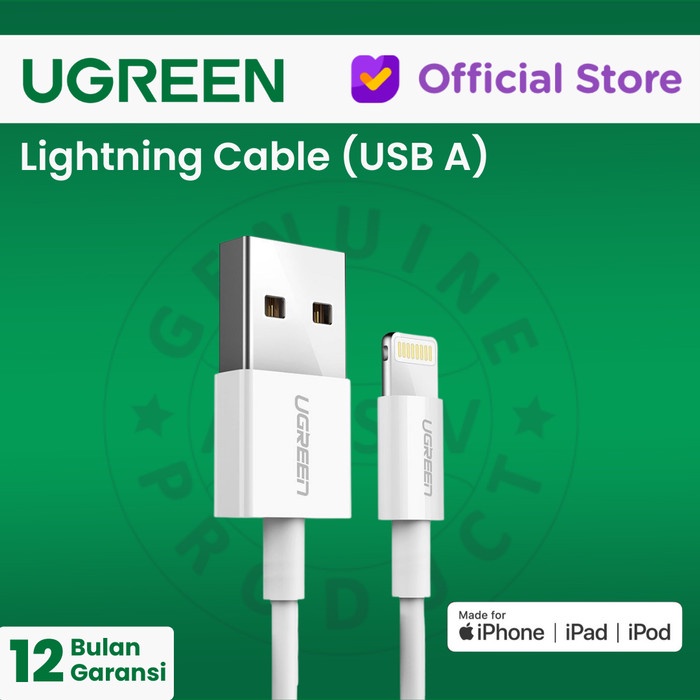 UGREEN Kabel Lightning (MFI) to USB-A - US155