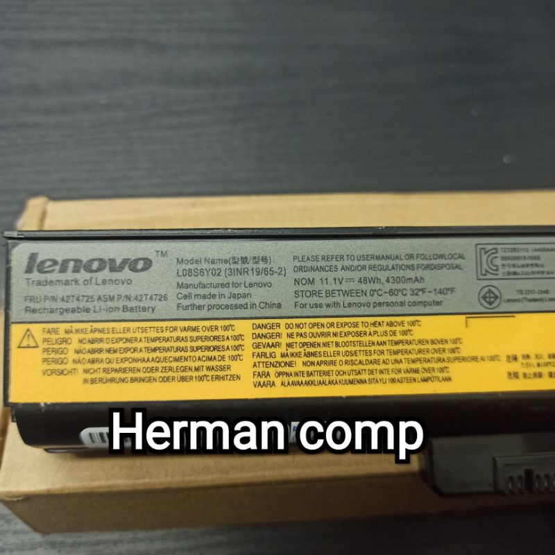 Original Baterai Lenovo B460 B455 B550 B555 G530 G430 L3000 Series