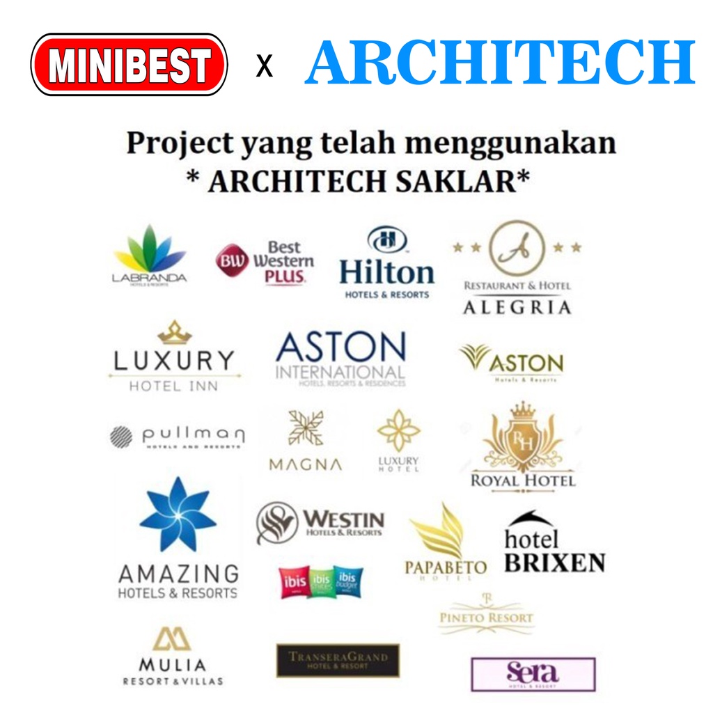 MINIBEST ARCHITECH PLATINUM B9 SILVER / SAKLAR USB / STOP KONTAK COLOKAN B9 NEW 2.3