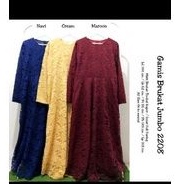 gamis brukat super jumbo ld 140 cm