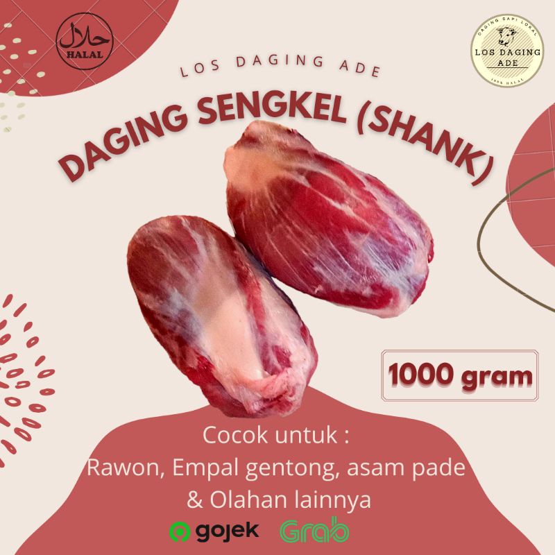 

Daging Sengkel Sapi (Shank) Lokal Fresh | 1000 gram