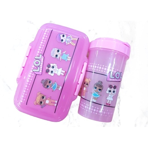 LUNCH BOX/TEMPAT MAKAN SET ANAK KARAKTER