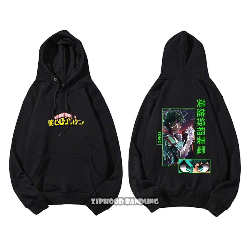 ZIPHOOD BANDUNG - Jaket Hoodie Dewasa Anime My Hero Academy Izuku Midoriya Deku