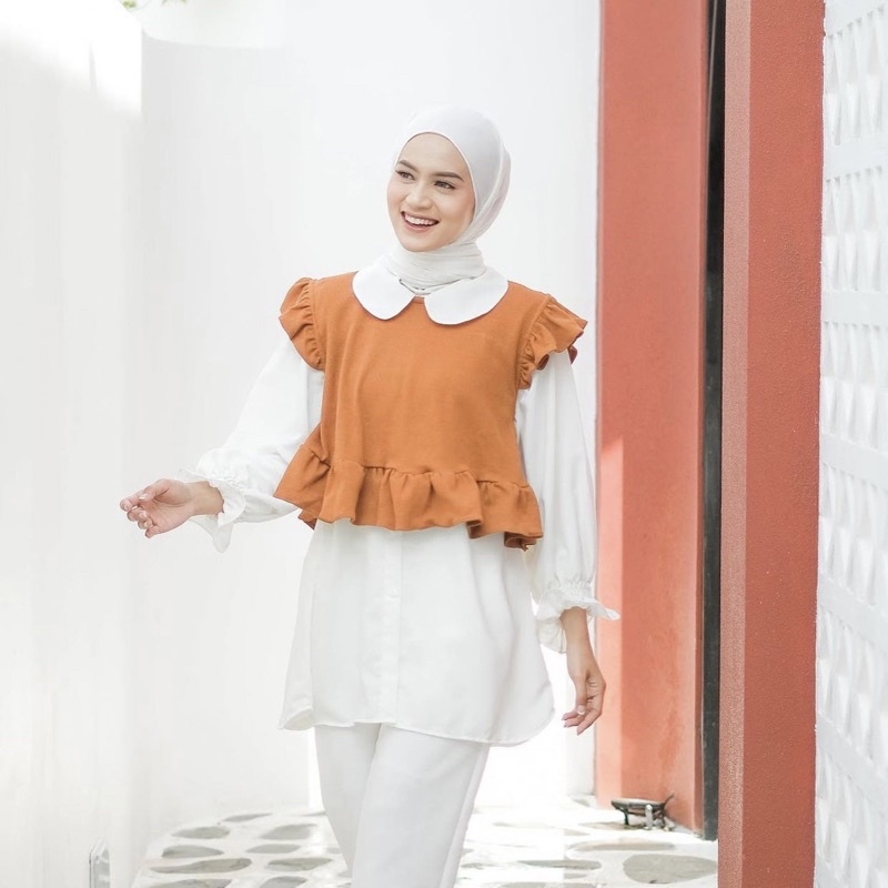 Syadira Blouse (Set Inner + Outer rompi) / Aqilla Blouse Set / Haura Set / Yolaine Set