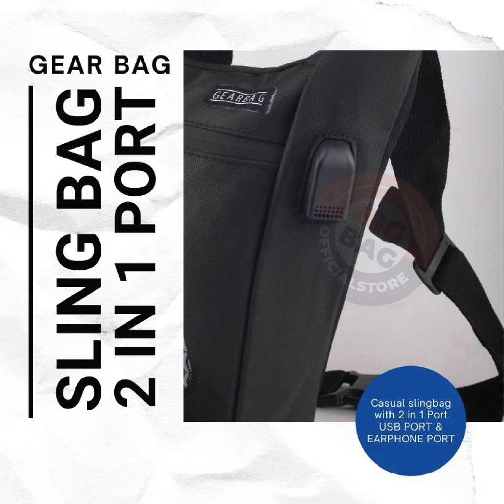 PTS -Tas Selempang Pria / Wanita GEAR BAG 13128 - THE LEGION SLINGBAG Tas Pria Tas Bahu Sling Bag Tas