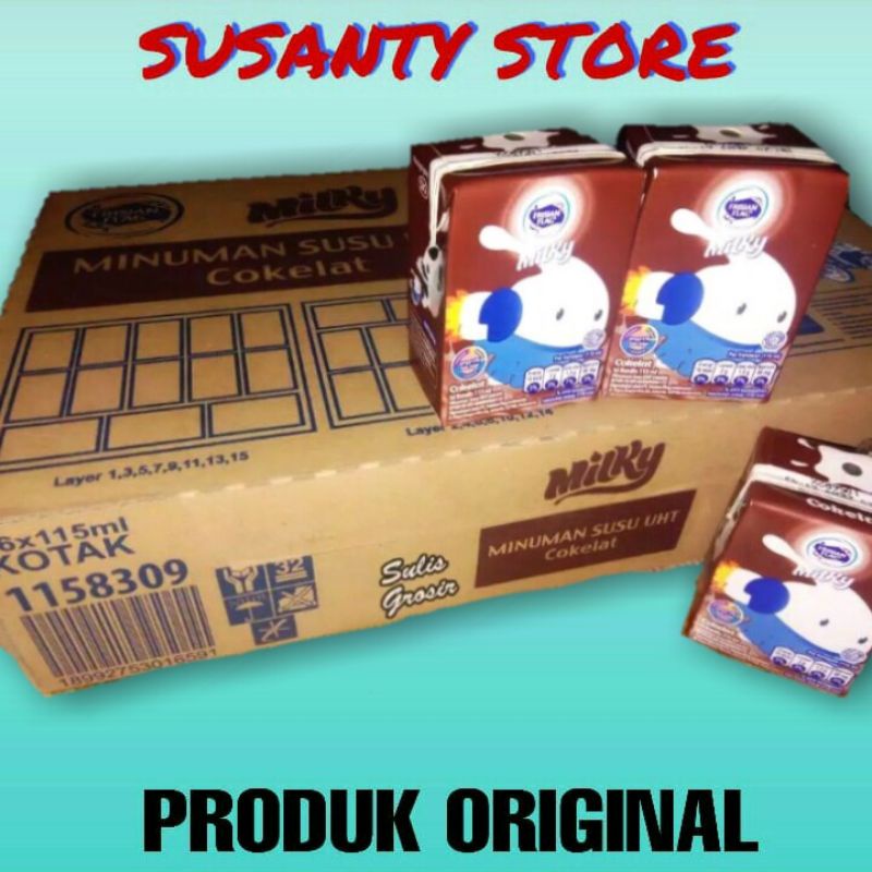 

FRISIAN FLAG MILKY 1KARTON ISI 36PCS ALL VARIAN.