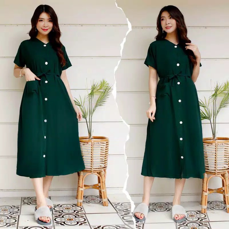 daster viral //dress full kancing. daster full kancing polos daster viral // cod