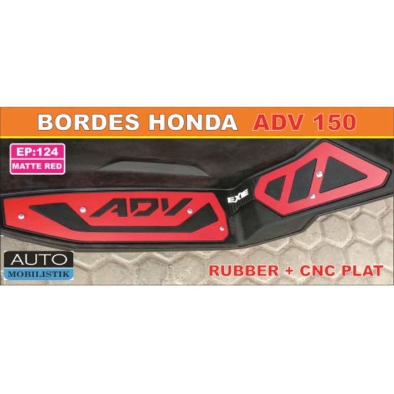 BORDES HONDA ADV 150 - PANEL STEP FLOOR ADV 150 - AKSESORIS HONDA ADV 150 PNP