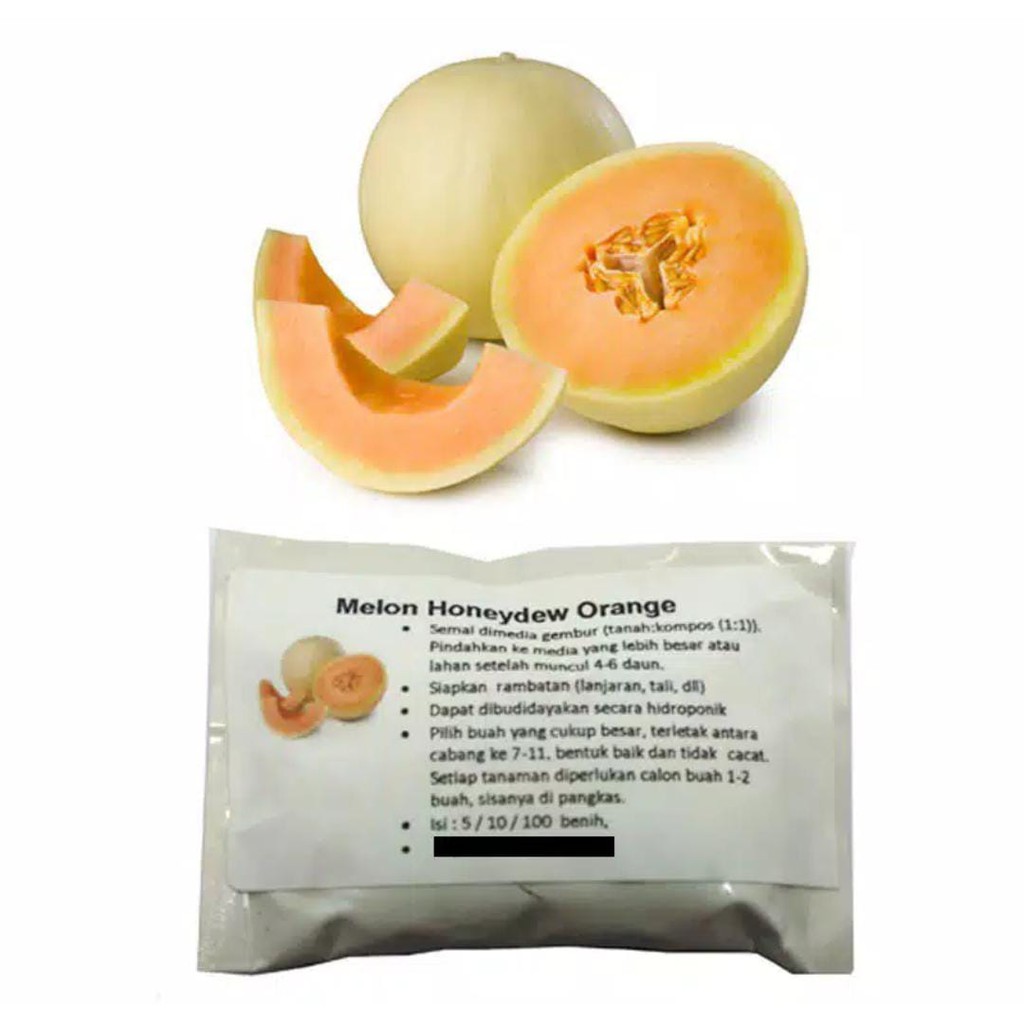 Melon Honeydew Orange 100 Benih