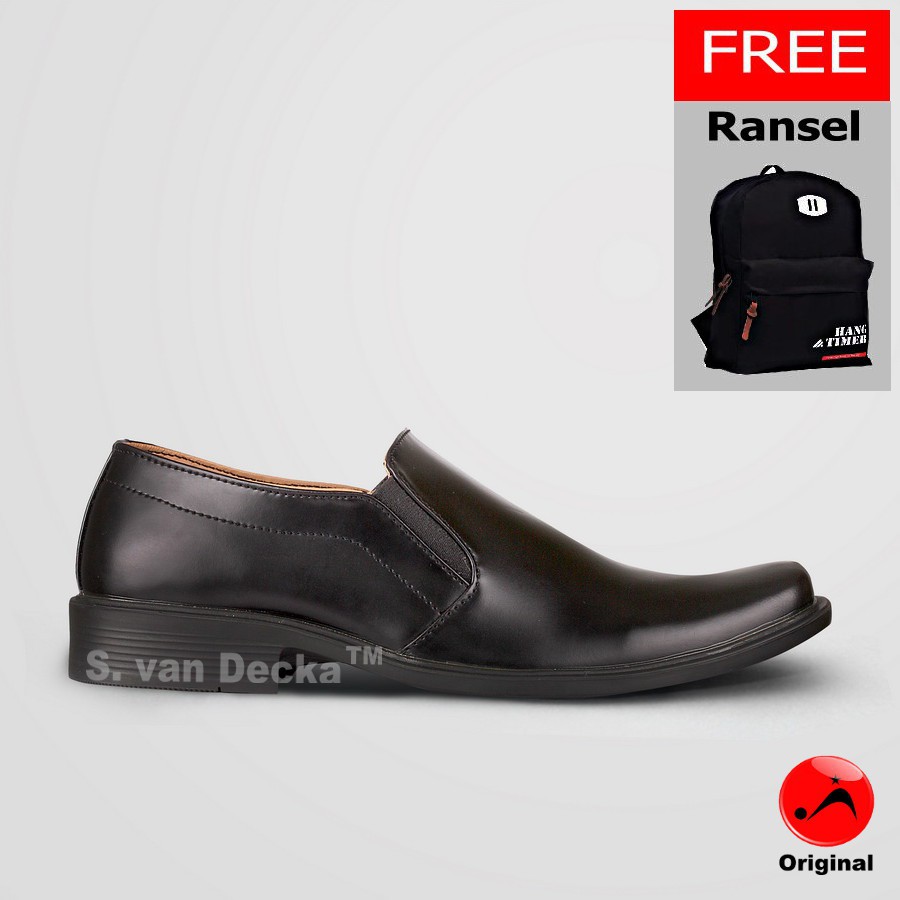 Sepatu Formal Pria S.van Decka R-TK026 + Gratis Tas Ransel