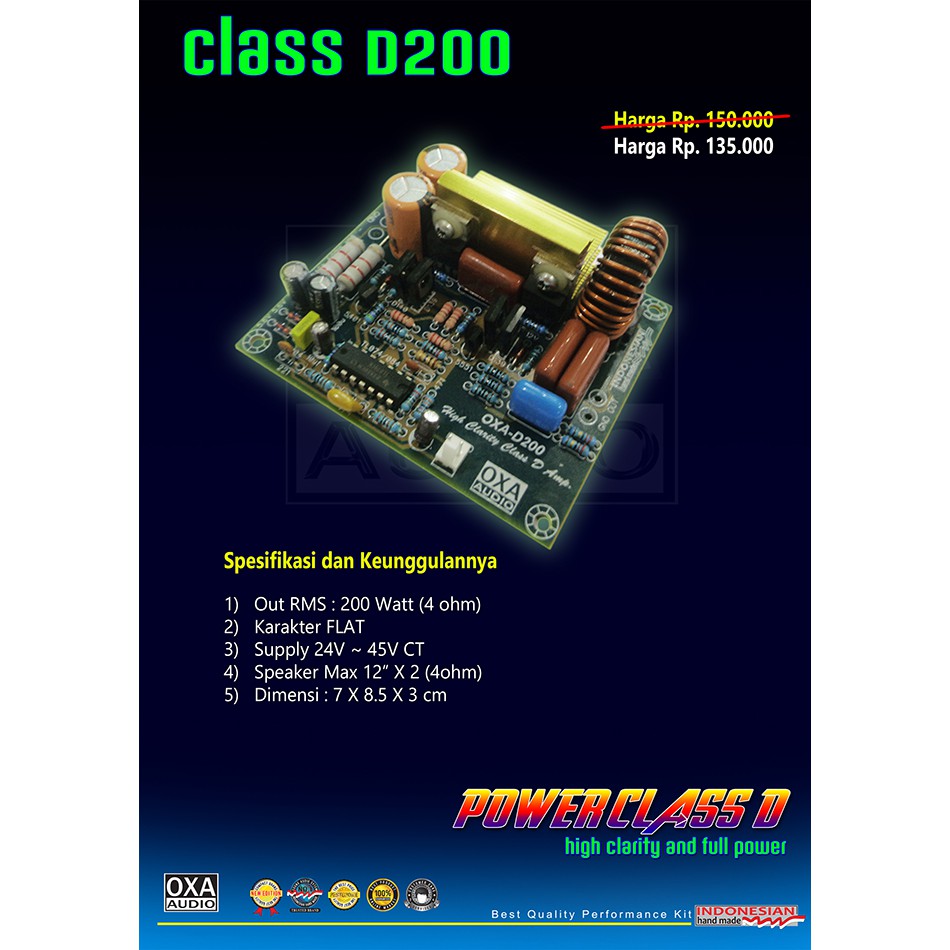 Power Class D200 Mono
