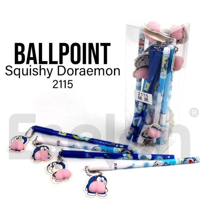 

langsung order saja] 12pcs Pulpen Doraemon Squishy 2115 / 1pack Pulpen Gel Fancy