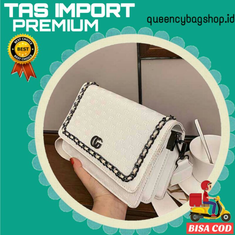 Tas Wanita Terbaru 2021 Import Batam Branded Tas Selempang Kekinian Premium Murah Tali Panjang Ready