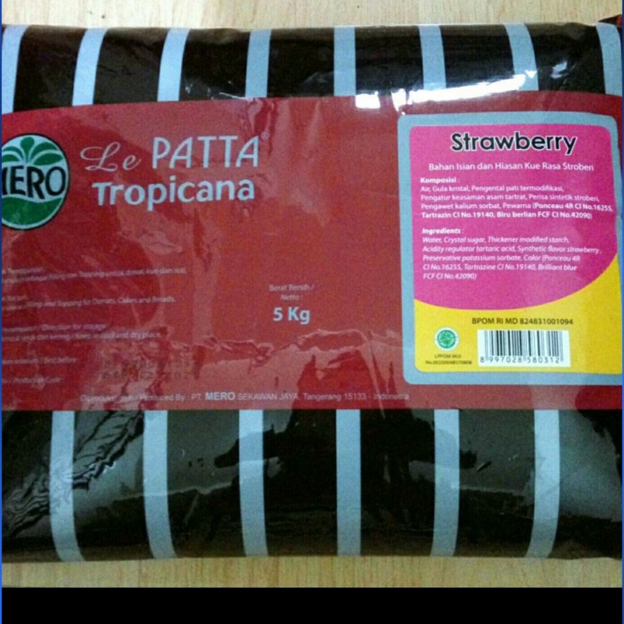 

selai strawberry lepatta mero 5kg