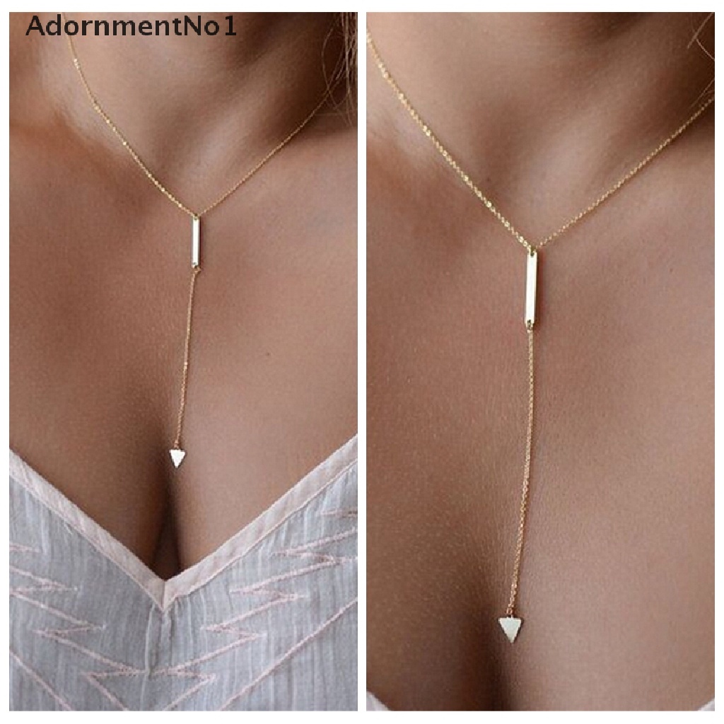 (AdornmentNo1) Kalung Rantai Dengan Liontin Bunga Untuk Wanita